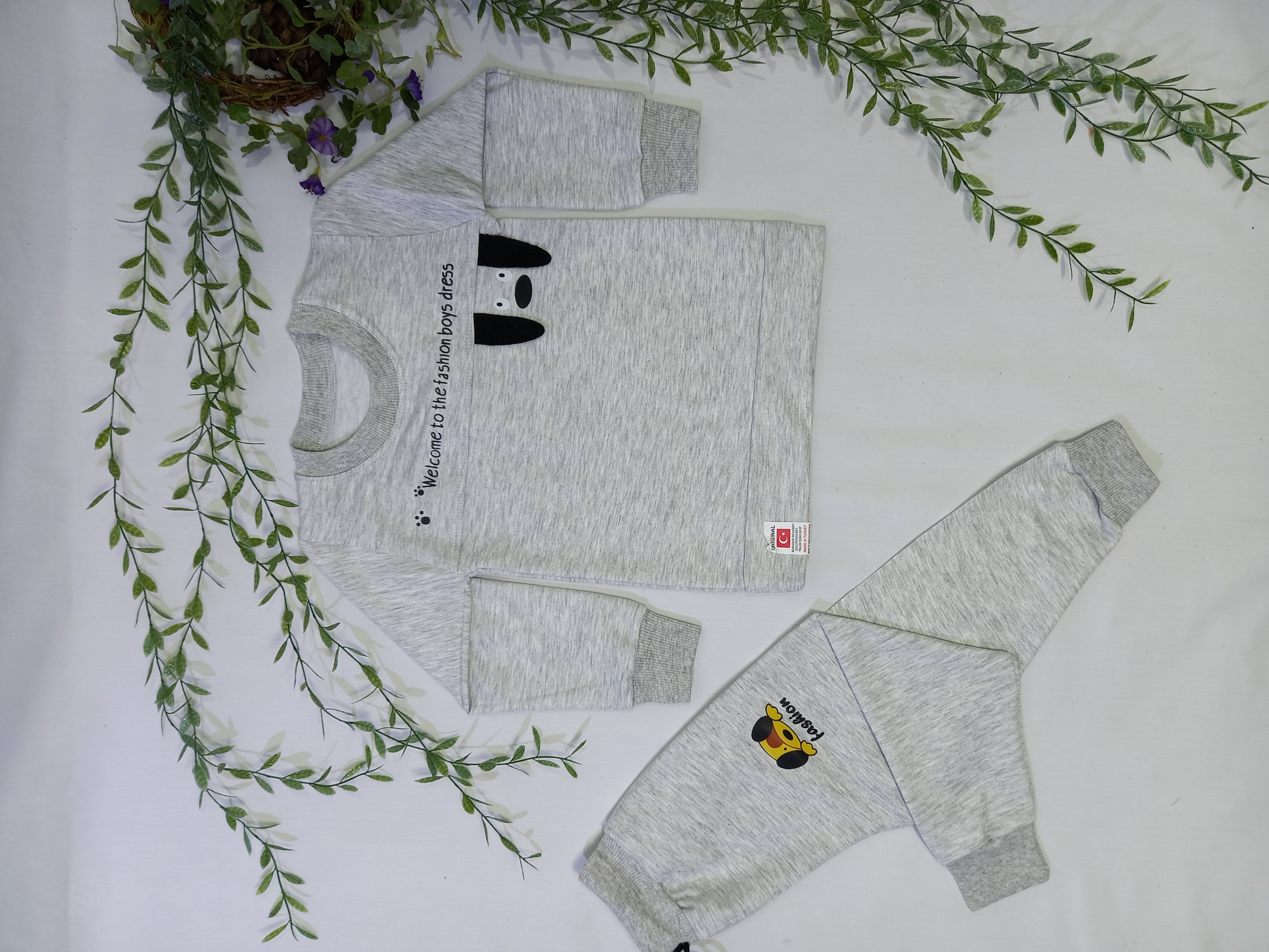 ست بلوز و شلوار ملانژ رنگ روشن سایز 35 ،40 ، 45 ، 50 کد 1077